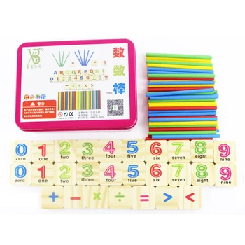 

Early Education Toys Child Wooden Math Number Counting Sticks Baby Math Toys Kids Early Learning Educational Toy For Math Toys