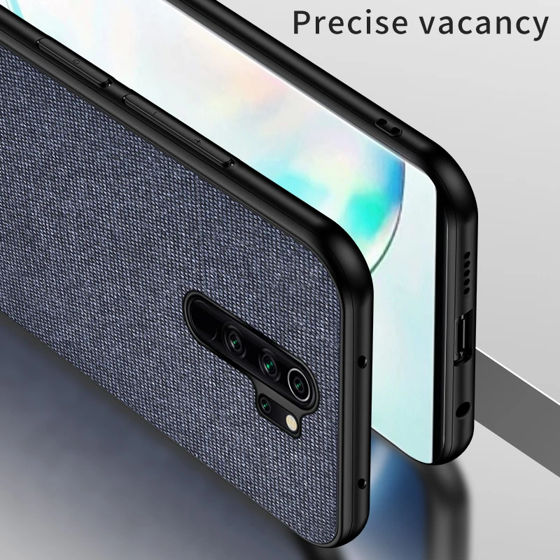 Тканевый чехол для Xiaomi Mi Note 10 Lite 9T 10T Pro A3 A2 тканевая задняя крышка Redmi 9S 9 8T 8 7 9A 9C