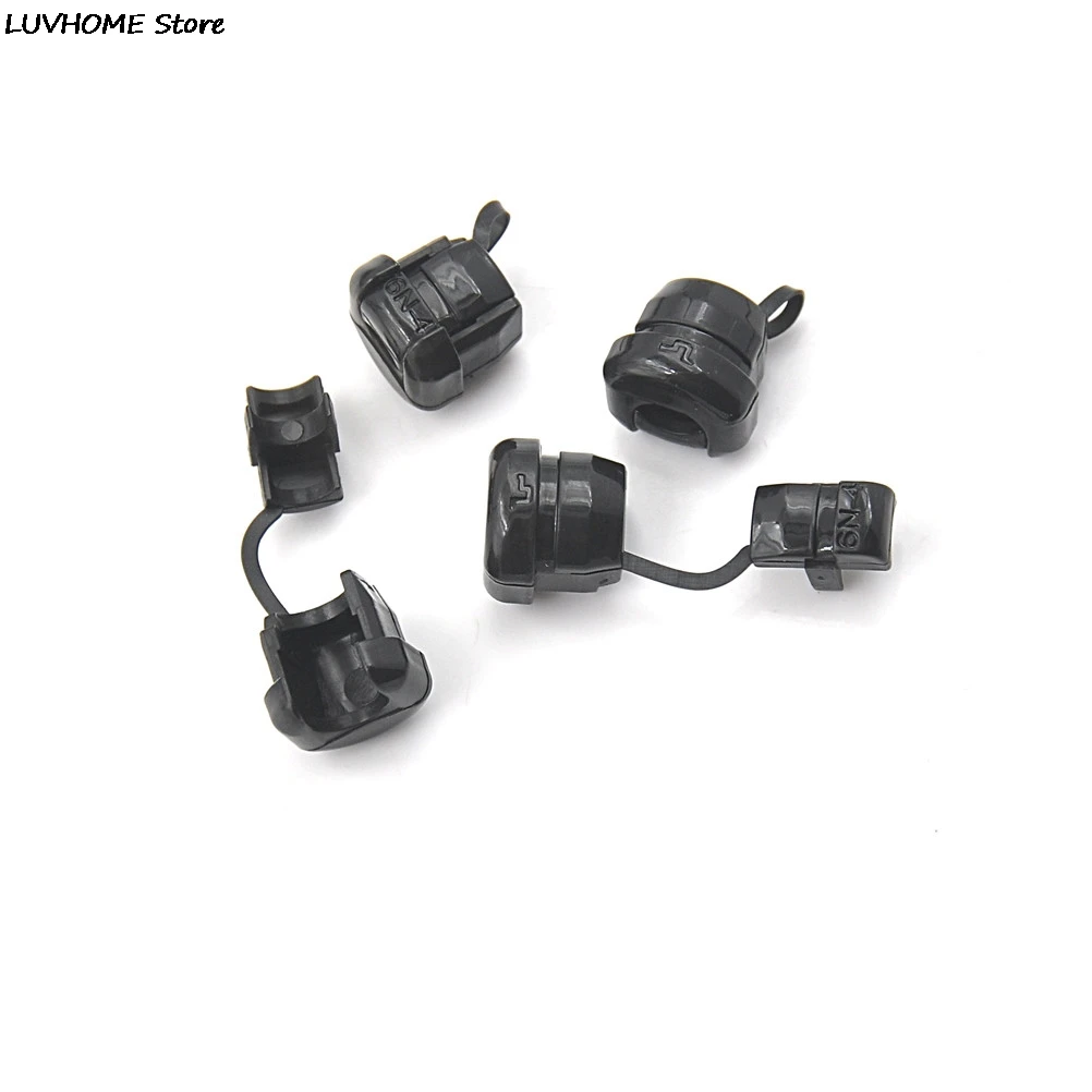 Strain Relief Bushings 6N-4 Strain Relief Bushing SJT 18AWG T = 0.5~1.6mm Nylon Black 20 PCS