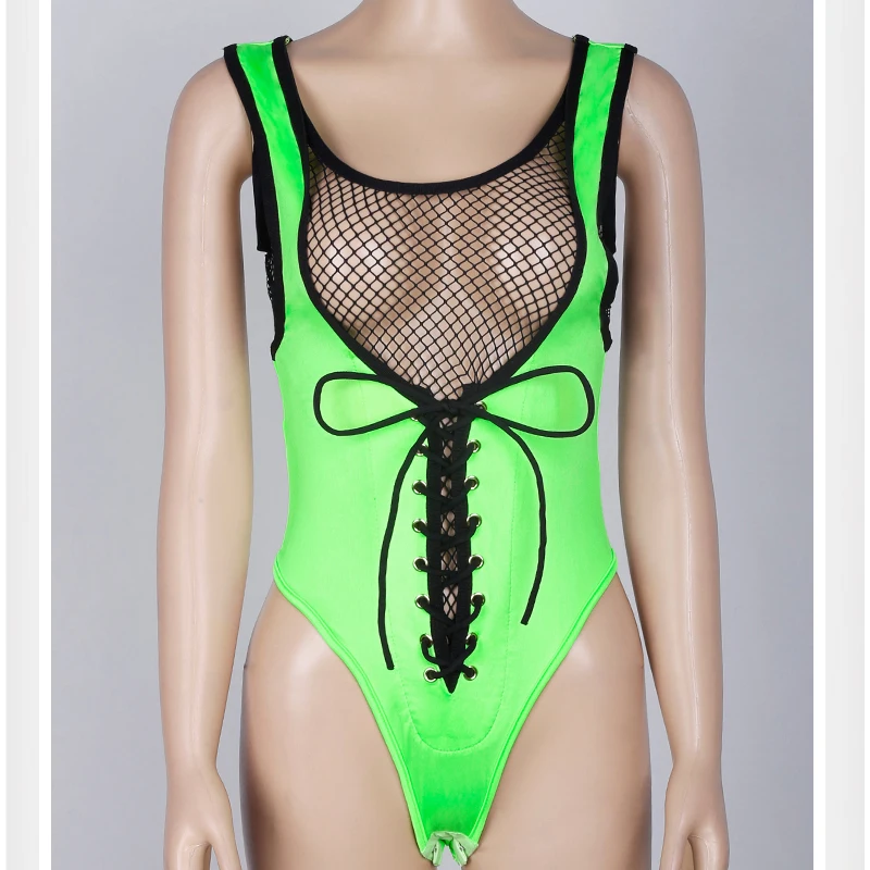 Jumpsuit Сексуальный Gogo ведущий танцор флуоресцентный комбинезон парик одежда для ночного клуба сценическая одежда новая женская DJ певица сценическая одежда 2990 - Цвет: Jumpsuit
