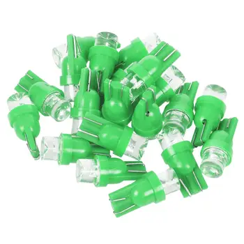 

20x T10 W5W 158 168 194 501 LED Car Side Wedge Dashboard Light Bulb Lamp, Green