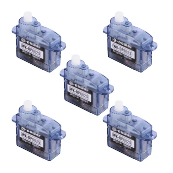 

5pcs K-power DP0025 2.5G/0.8KG/0.05S High Speed Coreless motor Micro/Mini Digital Servo for RC Airplane