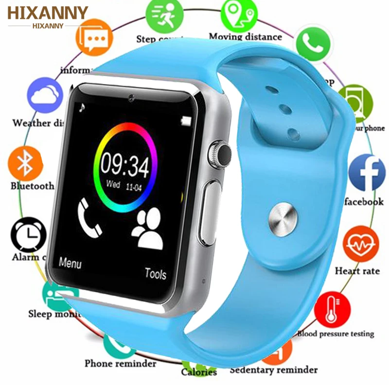 

WristWatch A1 Bluetooth Smart Watch Men Sport Pedometer with SIM Camera Smartwatch for Android Smartphone Russia Good PK DZ09 Y1