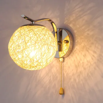 

2020 Hot Sale Sale Luminaire Abajur Wandlamp Fashion Cany Art Wall Lamp, Sitting Room, Bedroom Stairs Lamp Of The Head Of A Bed