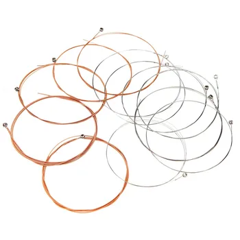 

Alice A2012 12-String Guitar String 12pcs Stainless Steel Core Coated Copper Alloy Wound for Acoustic Folk Guitar
