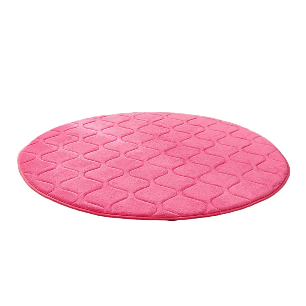 peach red Coral Wool Mat Thickening Gift Buddha Meditation Portable Pad Multi-Color 60CM*60CM Tea Ceremony Muslim Multifunctional Kneel - Цвет: peach red