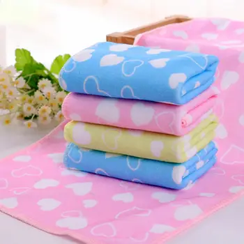 

Children Small Towel Cute Cotton Cartoon Cotton Face Towel Absorbent Towel Baby Soft Handkerchief Saliva Towel