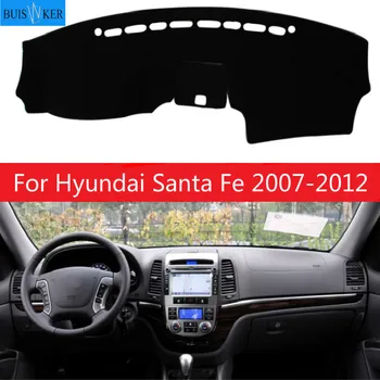

Car Dashboard Cover Mat Pad Sun Shade Instrument Protect Carpet Accessories For Hyundai Santa Fe 2007 2008 2009 2010 2011 2012
