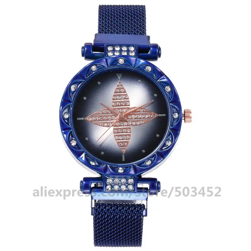 100 шт./лот 920638 Relojes Mujer оптовая продажа ветряная мельница магнитные часы Звездное