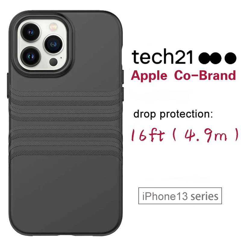 Чехол Tech21 для iPhone 13 Pro Max Air Armor прозрачный жесткий противоударный Роскошный