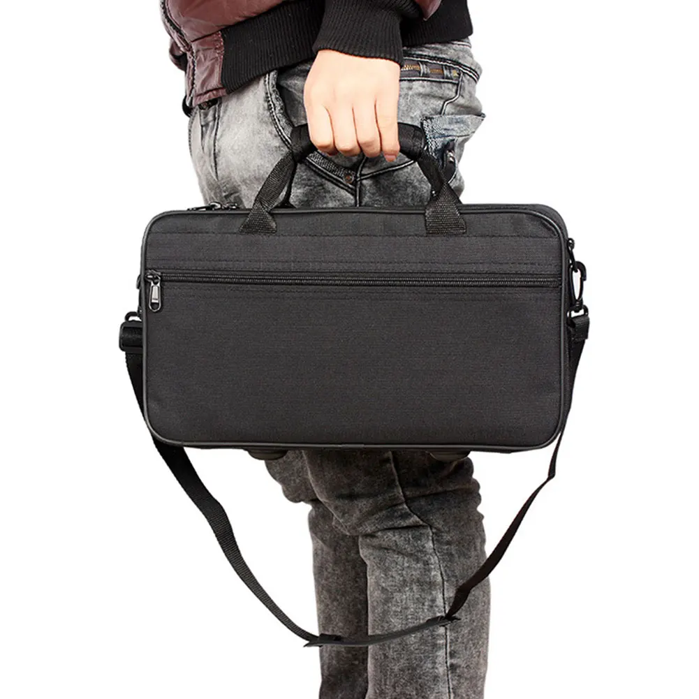 

Oxford Cloth Portable Messenger Box Musicians Handbag Rainproof Storage Case Square Single-shoulder Dustproof Clarinet
