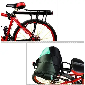 

Bicycle Accessories Bike Touring Carrier 110lbs Quick-Release Adjustable Back