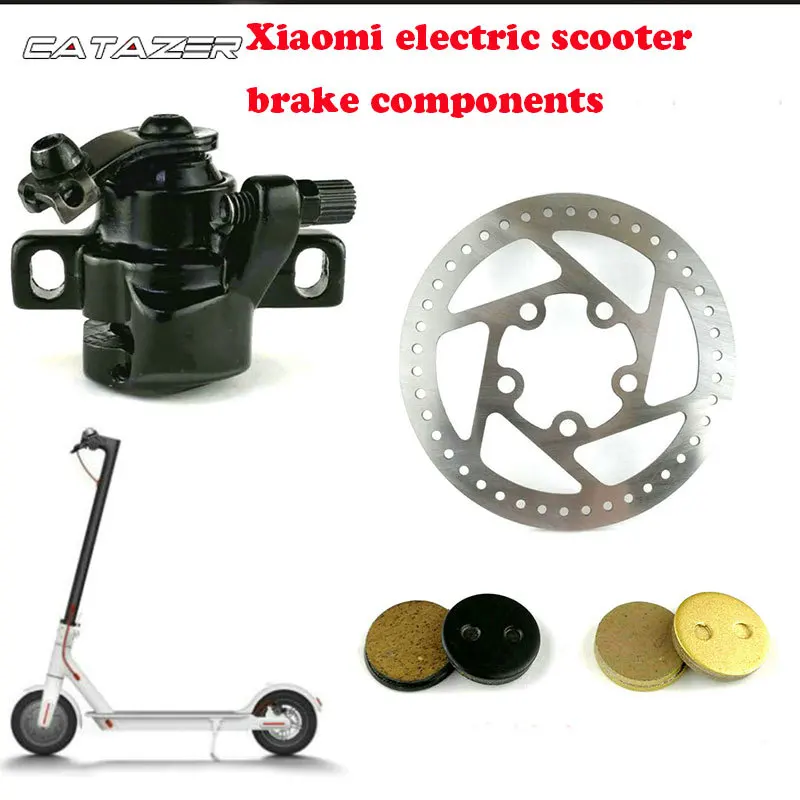 Electric Scooter Brake Pads Rotors Caliper Disc Brake Replancement Part