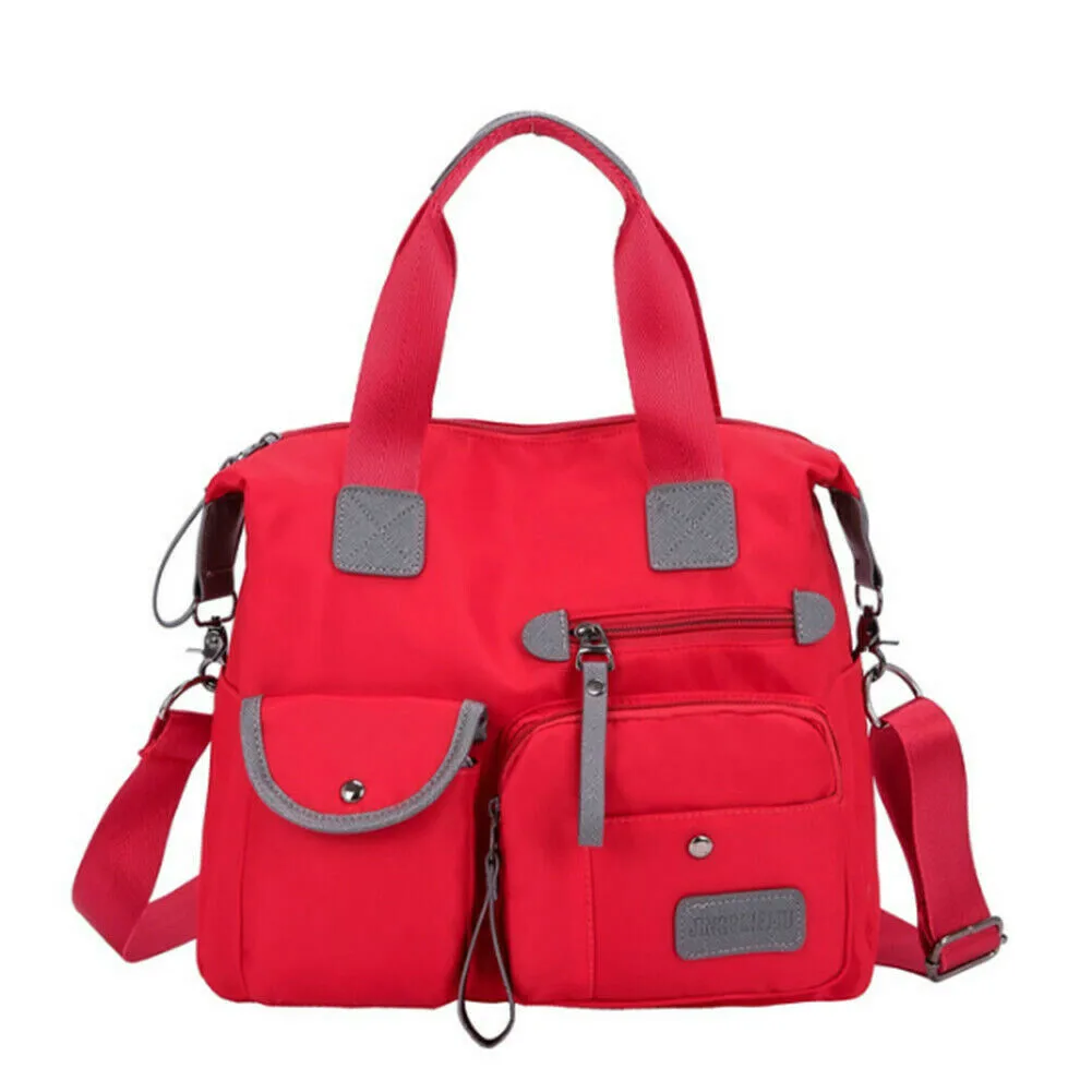 

Casual large capacity women's shoulder bag waterproof nylon multi-function travel Messenger bag handbag