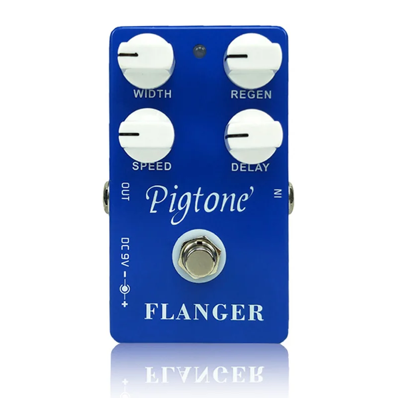 Pigtone PP-16 flanger гитарный эффект педаль Акустическая Электрогитара аксессуары эффекты Педали настоящий обход