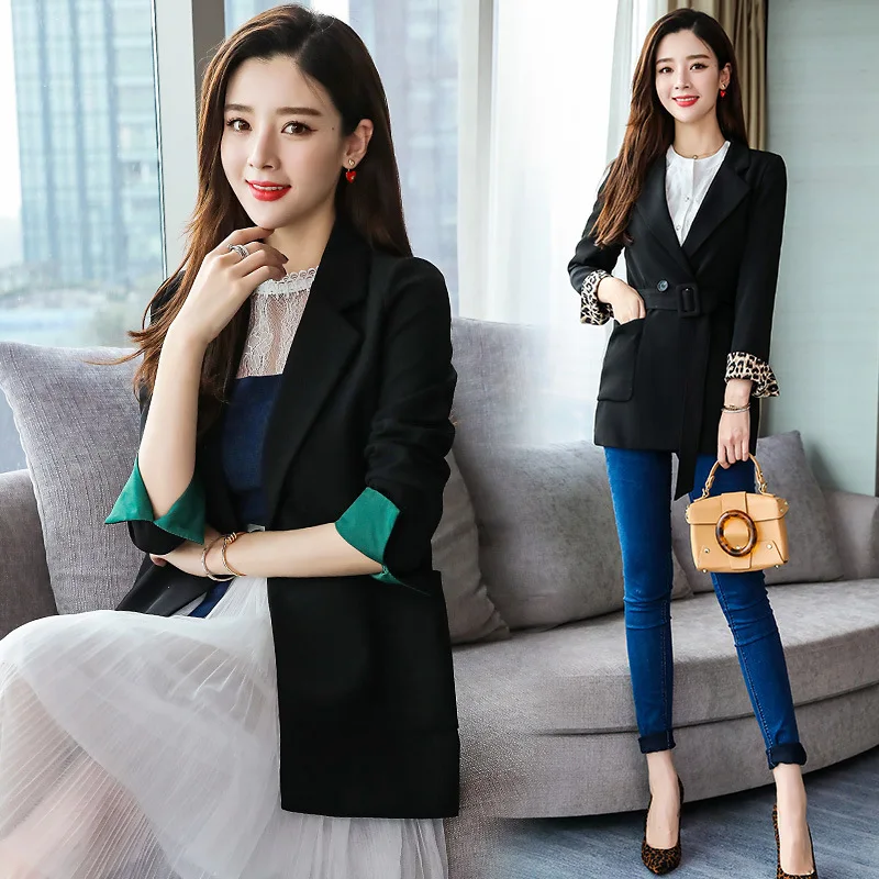 

Fashion Elegant Small Suit Jacket 2019 Spring New Style WOMEN'S Dress chun qiu wang Red Korean-style Casual Short Coat Fashion