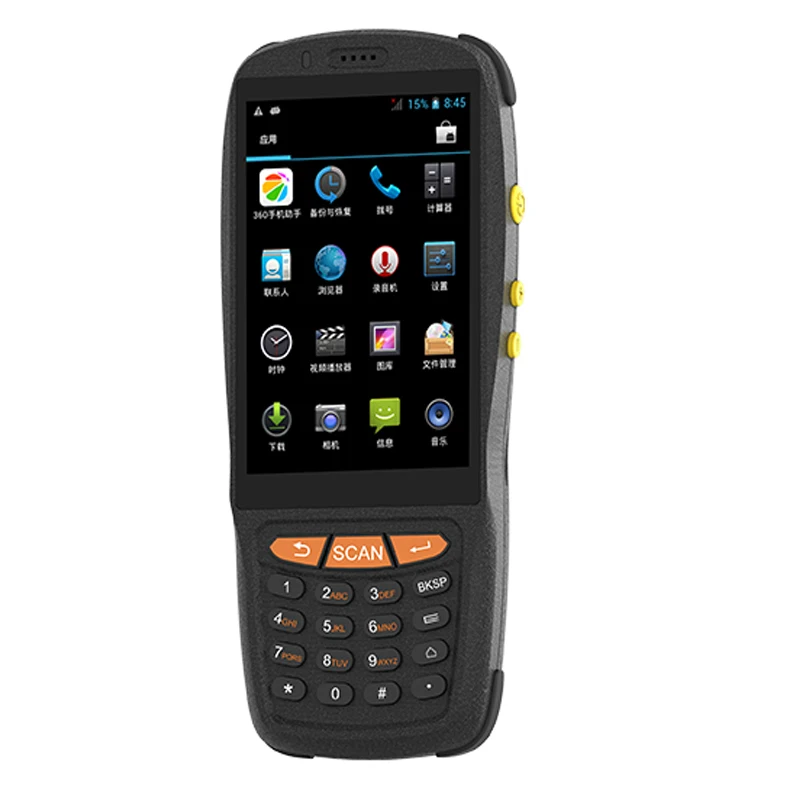 

Android 7.1 Barcode Scanner Handheld Wireless 2D Mobile Data Collector w/2D QR SE4710 Reader NFC & Camera WiFi 4G LTE GPS