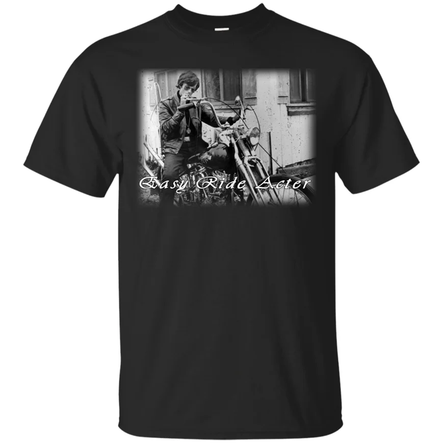 Easy Rider Peter Fonda And Dennis Hopper T-Shirt 2019 Men Black S-5Xl Gifts 29Th 30Th 40Th 50Th Birthday Tee Shirt | Мужская одежда