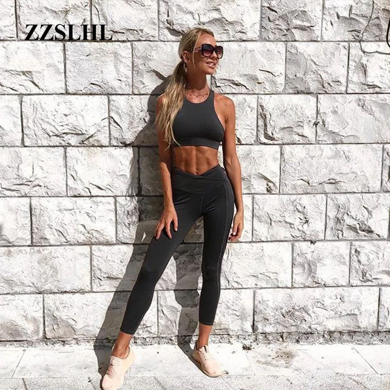 2019 спортивная женская одежда для спортзала спортивный комплект йоги бюстгальтер