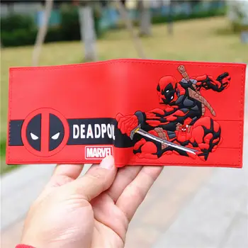 

Marvel Comics Deadpool Coin PVC Logo Wallet Purse Bag Holder Layer Cool Hot 11.5cm