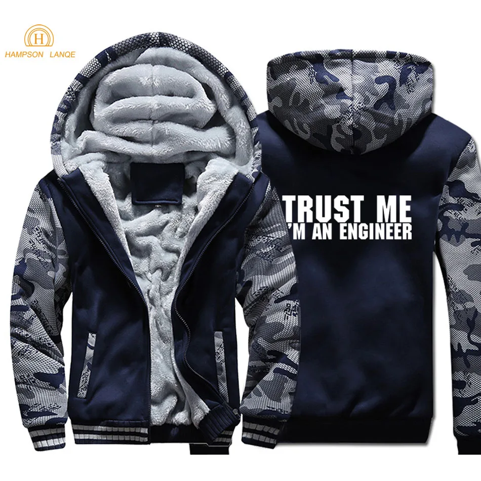 Trust Me I'm Engineer Adult Science Hoodies 2020 Лидер продаж осень-зима камуфляжные мужские теплые