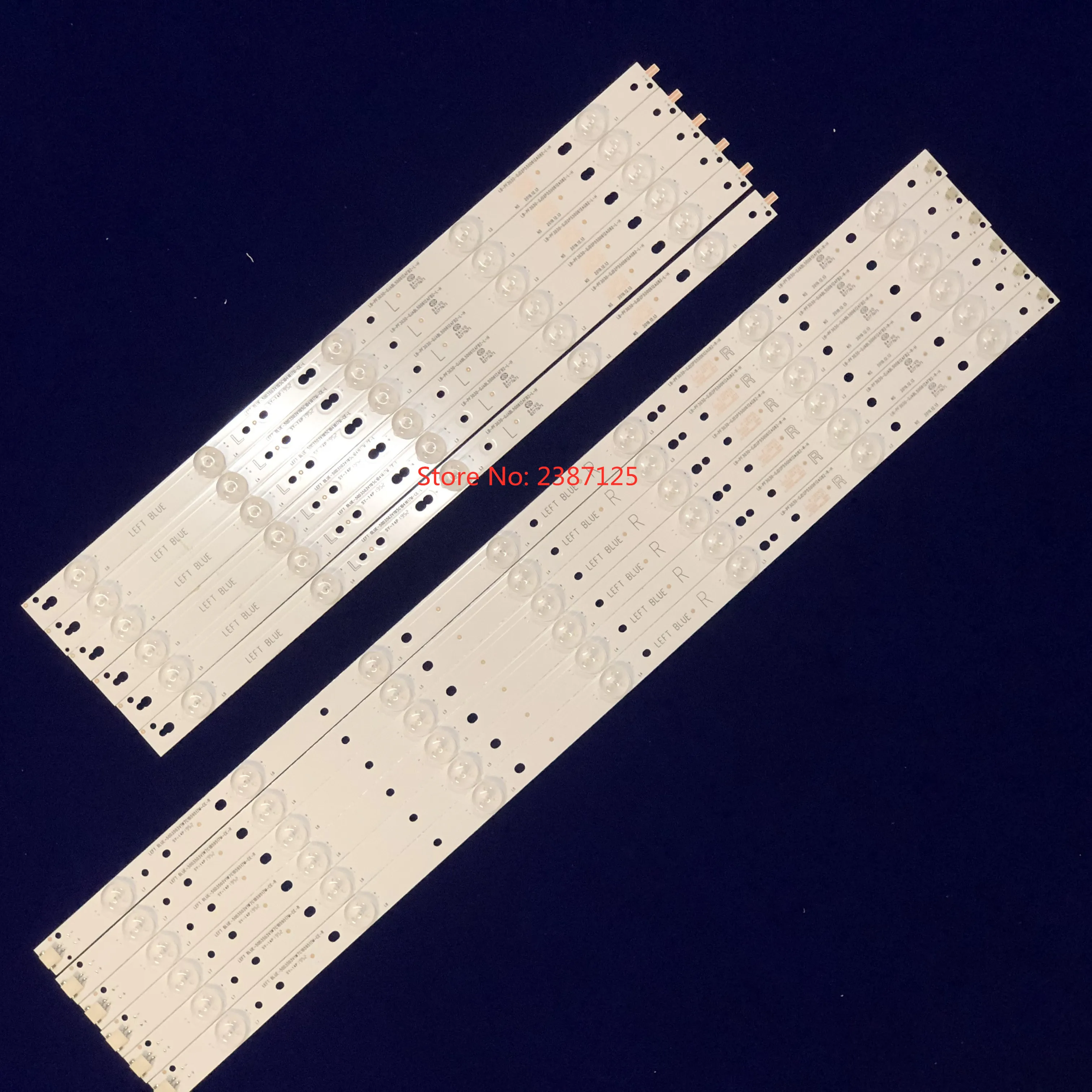 1 комплект = 12 шт. светодиодный Подсветка полосы 500TT68 V2 500TT67 для PT500DK-QS1 50PUK6400/12