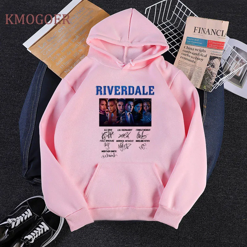 Свитшот с надписью Riverdale женские свитшоты для ТВ сериала уличная одежда в стиле