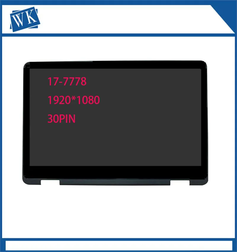 

Для ноутбука Dell inspiron 17 7778 7779 17,3 сенсорный ЖК-экран в сборе с рамкой + плата управления X