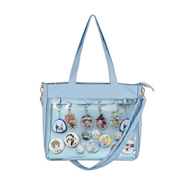 Ita Bag Blue  Red Japan Style 2020 New Cute Clear For Women Double Straps Girls Transparent Shoulder Lolita Blue ItaBag H234 1