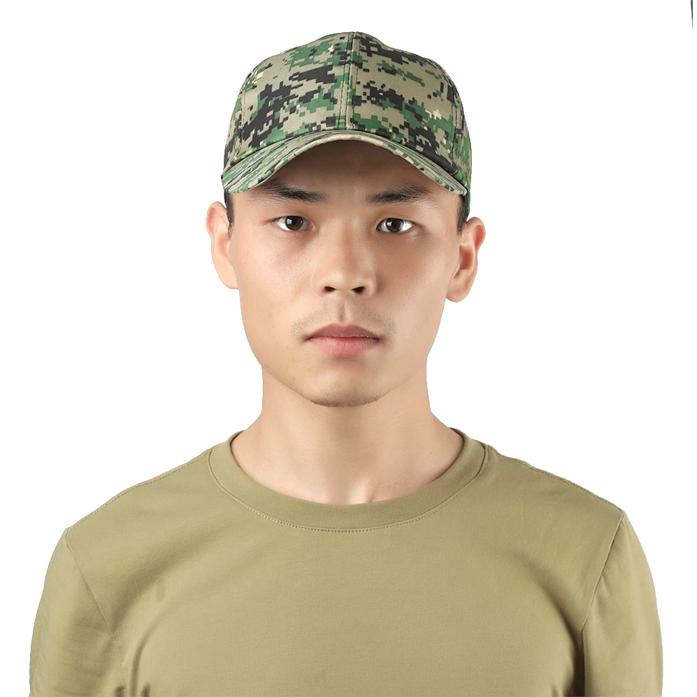 Adjustable Men Women Camouflage Army Tactical Baseball Cap Outdoor Hiking Jungle Hunting Snapback Sun Hat Casual Cap Casquette 5