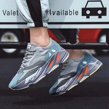 

Spring and autumn men's shoes casual wild breathable mesh shoes trend thick-soled outdoor increaseheight wear-resistant shoes