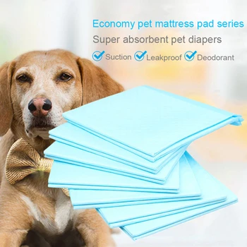 

Multi-size Pet Diapers Super Absorbent Pet Dog Training Urine Pad Diapers for Dogs Cleaning Antibacterial Pet Dog Nappy Wholesal