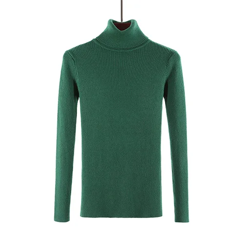 Женский вязаный свитер SURMIITRO, водолазка, красные цвета джемпер с длинным рукавом для женщин осень зима - Цвет: ml