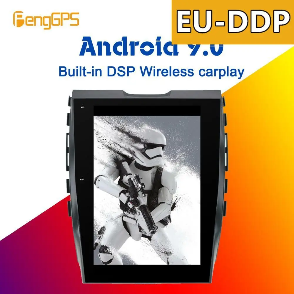 Tesla Screen Android PX6 For Ford Edge 2015-2019 Car multimedia Stereo player DSP CARPLAY No dvd Radio GPS Navigation Head unit |
