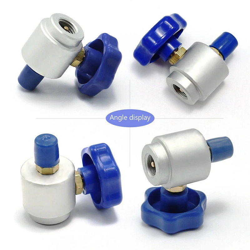 

Safety Valve R134A Bottle Opener Adapter Can Valve Refrigerant Distributor R134A Bottle Tap Opener Safety Adaptor Valves