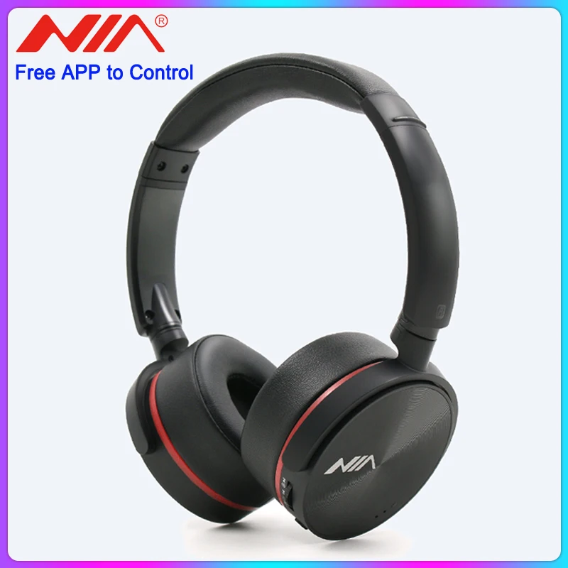 2019 New NIA Q6 Bluetooth On Ear Wireless Headphones With MIC And Superior Bass For TV Gaming 