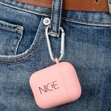 Для AirPods 2 1 чехол для наушников с милыми мультяшками Чехлы для Air Pods матовая кожа Матовый Жесткий ПК Хороший розовый Протектор Пара аксессуаров