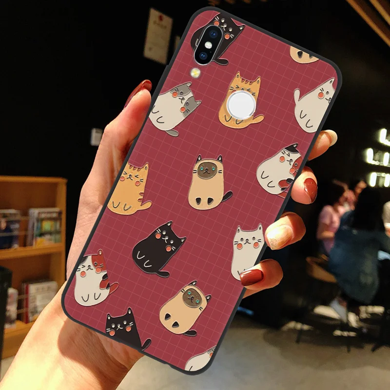 2huanmao Милый Кот 3D аниме крышка тиснения для huawei Honor вид 20 20i 10i 8X8 9 10 20 Lite 7A 7C 7X играть Nova 2i 2 Lite 3 3i 3e 4 4e чехол - Цвет: 2huanmao