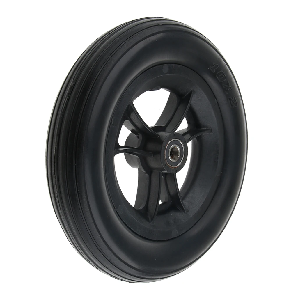 

10 inch Solid Tyre Front Caster Walking Mobility Aids Wheelchairs Replacement Wheel - Wearproof - Silence - Smooth