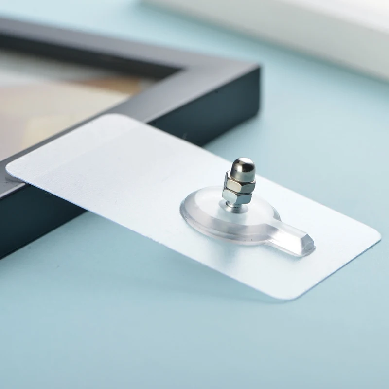 

Traceless nail strong glue hook no holes no nail wire stick wall nail frame as ceramic tile wall hanging invisible suction cup