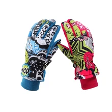 Для верховой езды зимняя одежда для девочек верхняя одежда для мальчиков, лыжные перчатки Зимние перчатки снег, катание на коньках для верховой езды зимние перчатки водонепроницаемые ветрозащитные