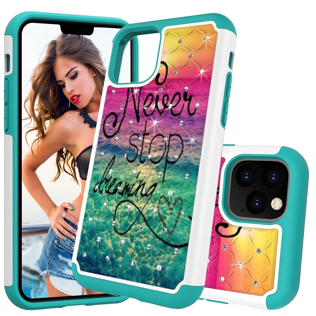 Dream Crystal Style Phone Case For iPhone 11Pro Max Dirt-resistant Slim Fashion Soft Cases Shockproof Dust-proof Phone Case
