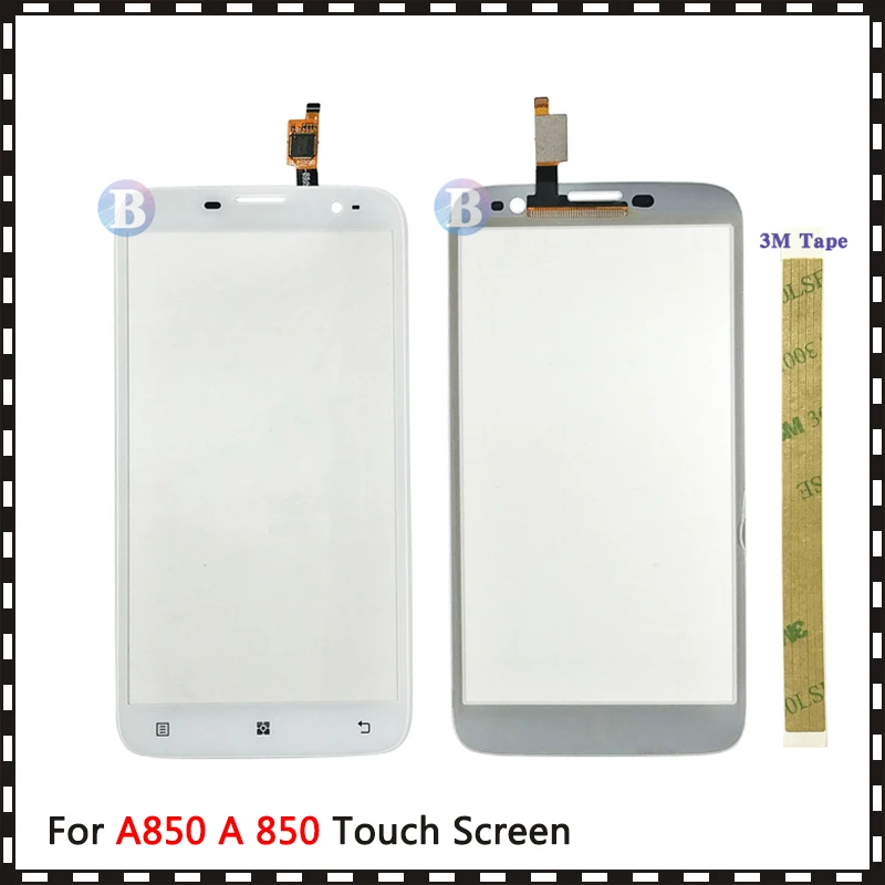 Сменный высококачественный дигитайзер сенсорного экрана 5 дюйма для Lenovo A850 A 850