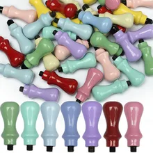 

Vintage Wood Stamp Handle Seal Wax Seal Handle Durable DIY Seal Handle Envelope Wedding Invitation Craft Supplies