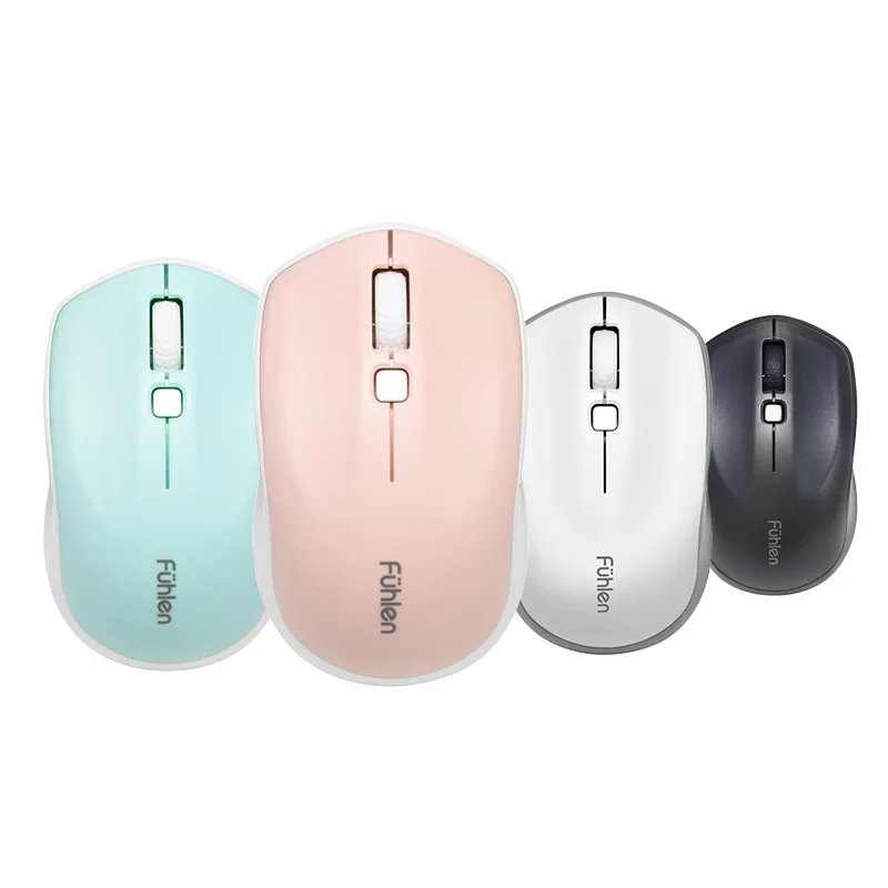 

Fuhlen M80 Wireless Mouse Mute Desktop Laptop Computer USB Office Mouse Multi-color Selectable