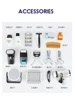 Kids Hair Salon Kit Pretend Play Hairdressing Simulation Toy for Toddler Hair Dryer Beauty Tools make up set for little girl boy 2