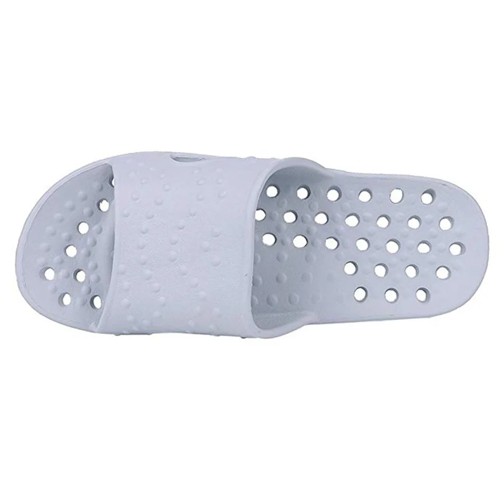 

Men Hollow out summer beach shoes Bathroom Non-slip shoes house slippers Shower Quick Drying Soft Sandals Footwear pantuflas A40