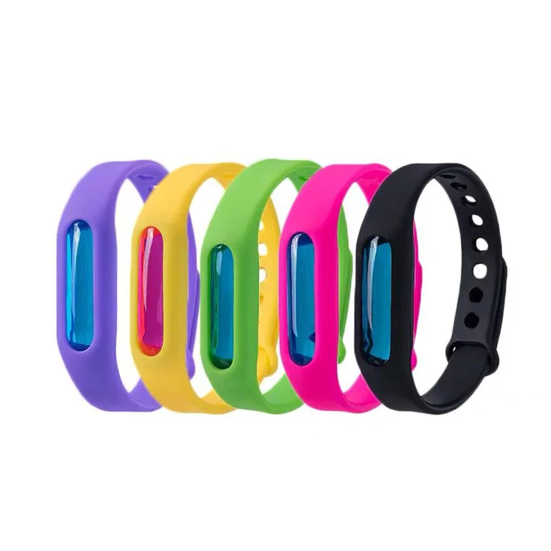 

Summer Mosquito Repellent Bracelet Children Cartoon Pregnant Women Solid Essential Oil Silicone Baby Anti-Mosquito Button Portab