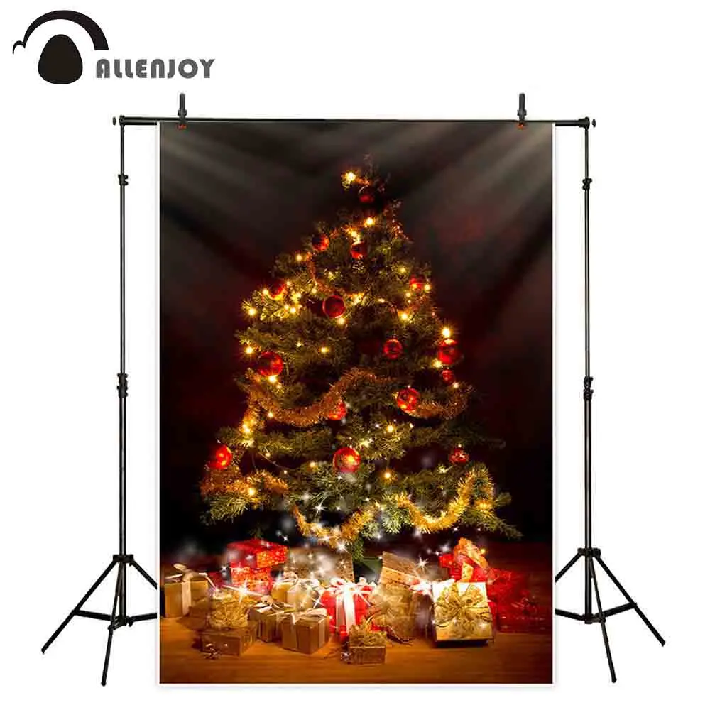Allenjoy фон для фотосъемки Новогодняя Рождественская елка ночная съемка Декор боке