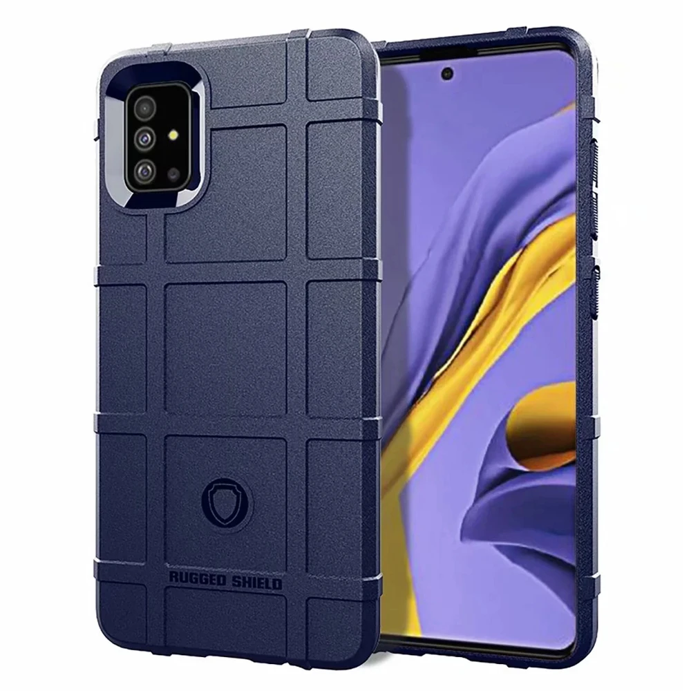 Silicone Rugged Fundas For Samsung Galaxy A91 A71 A81 A51 A21 A21S A01 A80 A90 A70S A50S A30S A60 A40S A30 A20E A10S Case Cover |